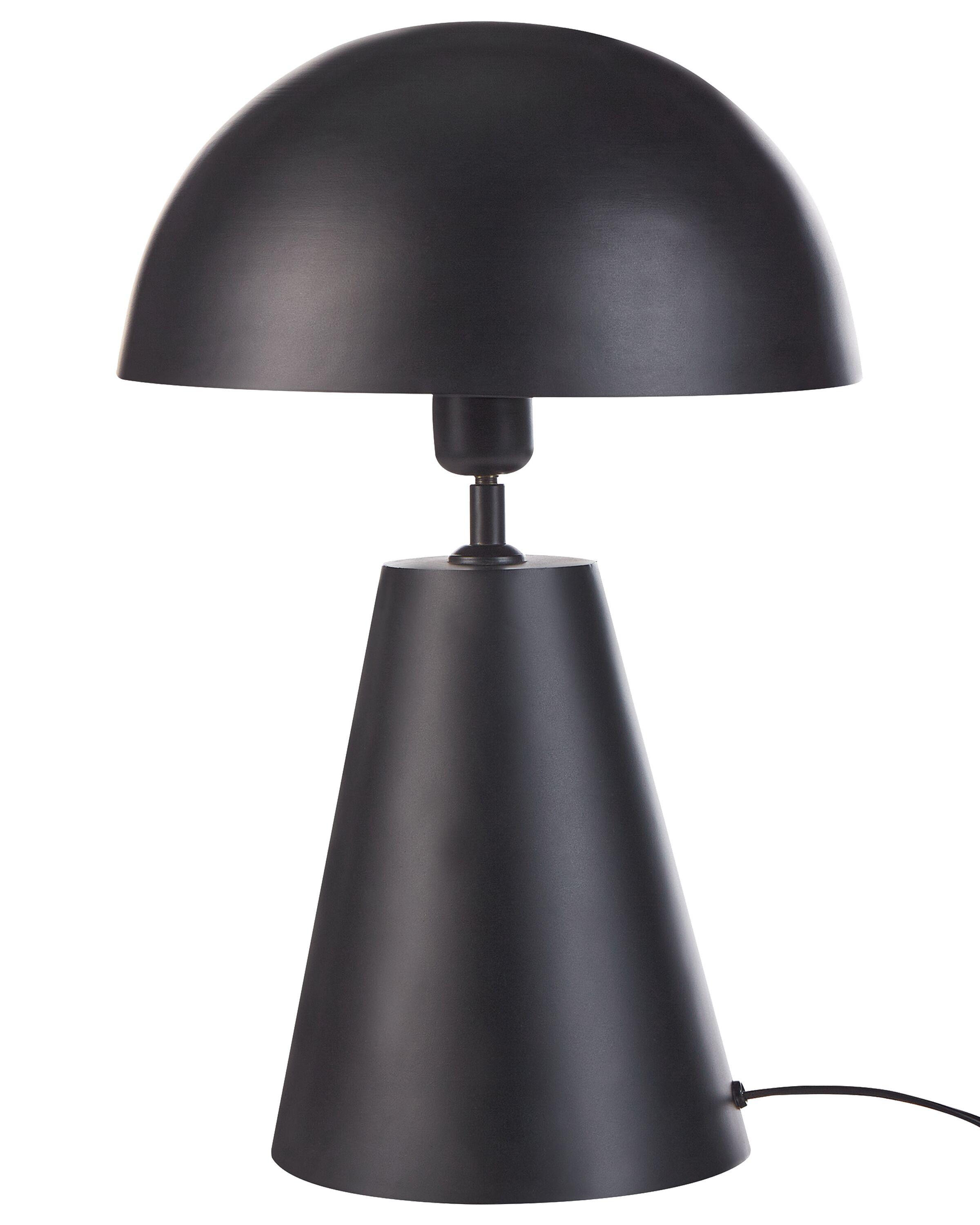 Lampa stołowa metalowa czarna