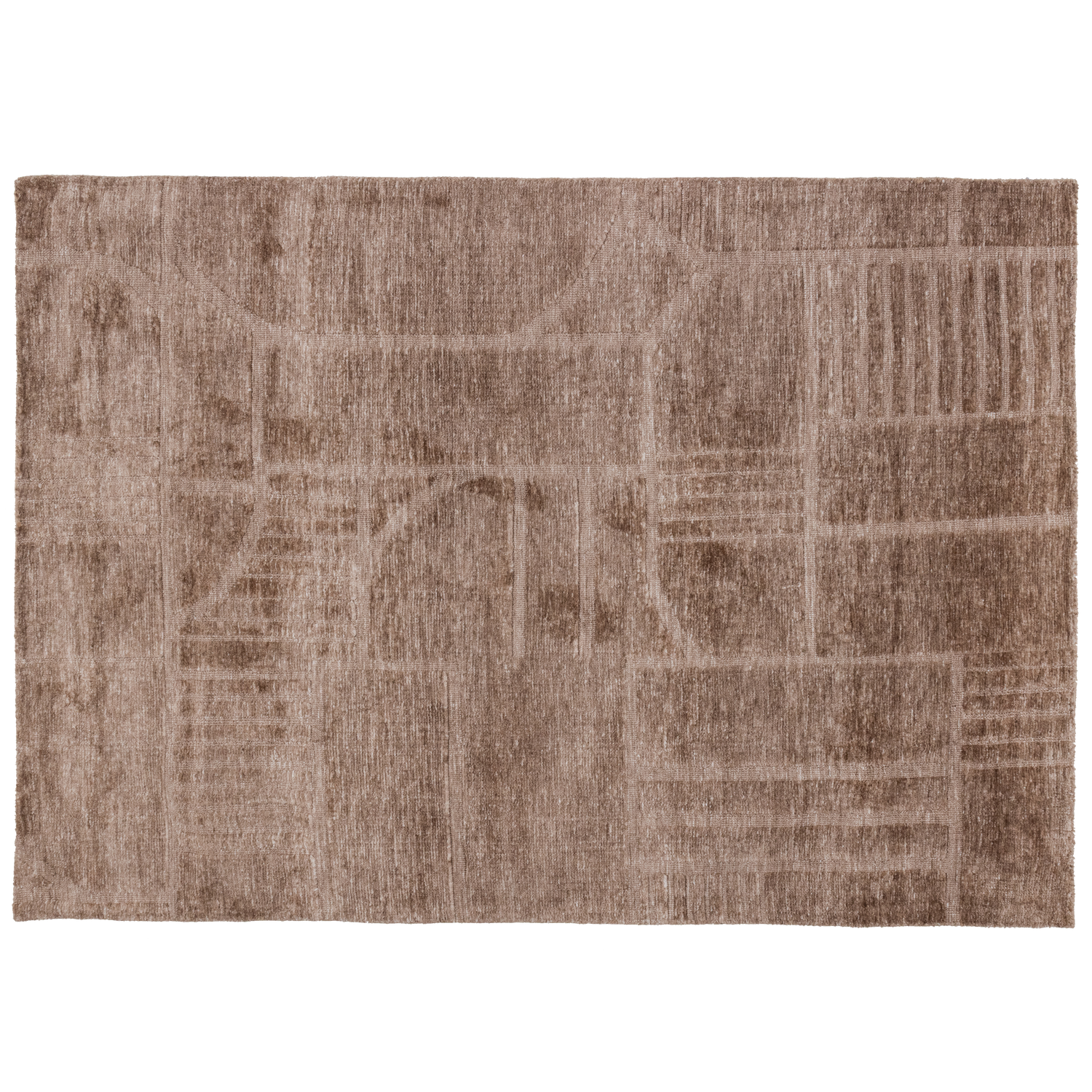 WOOOD vloerkleed Lovi - Wol - Taupe 170x240 cm