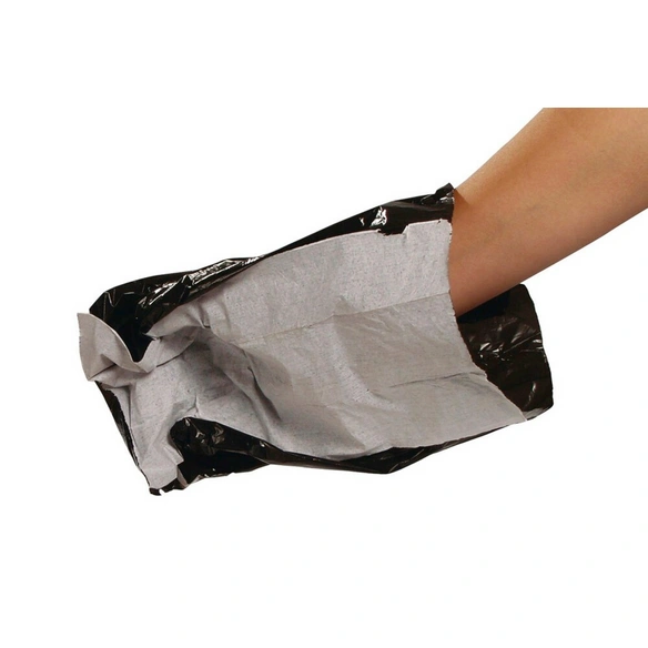 Kotbeutelhalter, BxH: 18,5 x 4 cm, schwarz, Kunststoff