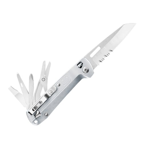 Leatherman Free K4X Multi-Tool & Pocket Knife | 9 Tools Silver