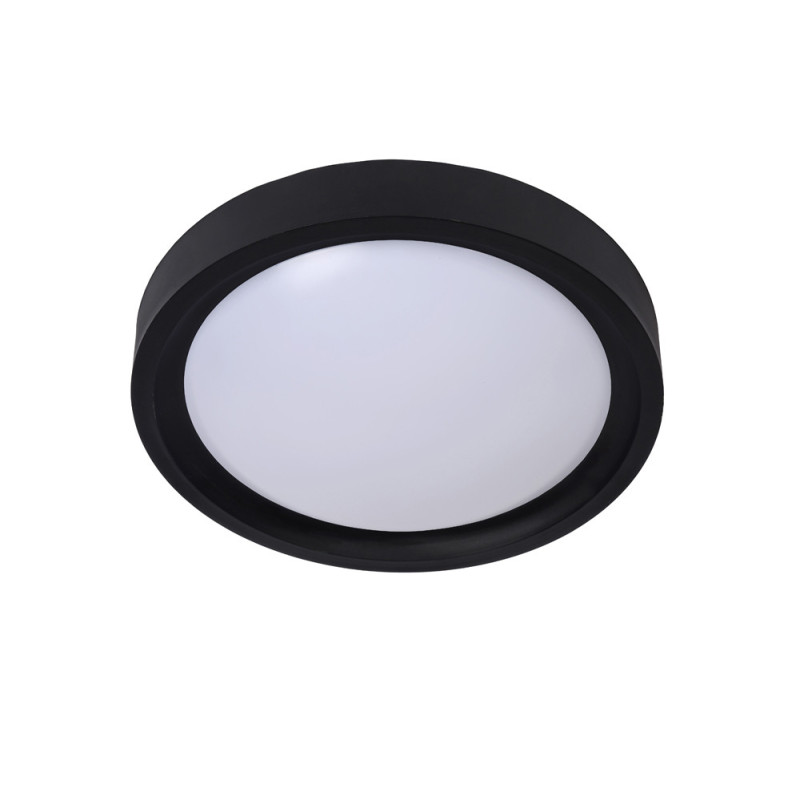 Plafonnier Lex noir Ø 33 cm E27 2 x 9 W LUCIDE