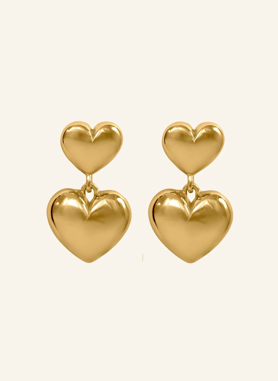 OHH LUILU Ohrhänger DOUBLE LOVE DROPS by GLAMBOU
