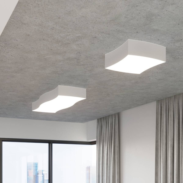 Plafon ANGULO biały 2xE27x15W wym:11,5x39x35cm IP20 Pure Lume