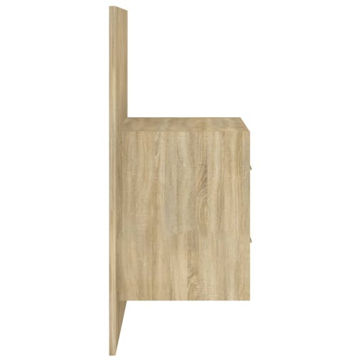 NNEVL Wall-mounted Bedside Cabinets 2 pcs Sonoma Oak
