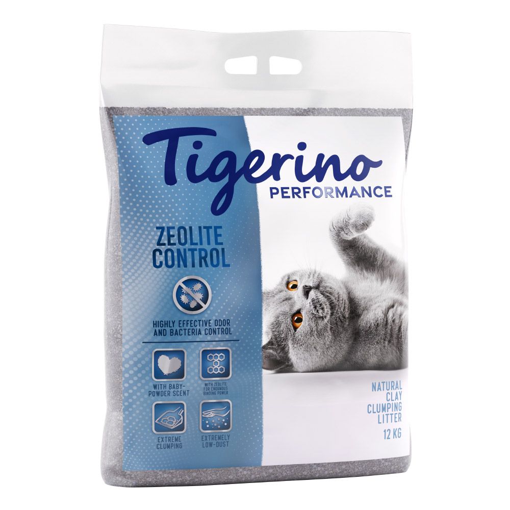 Tigerino Performance Zeolite Control Cat Litter – Baby Powder Scent