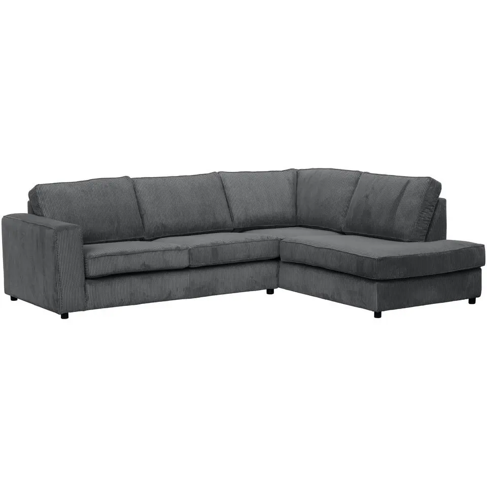 Hoekbank Stuttgart rechts - antraciet