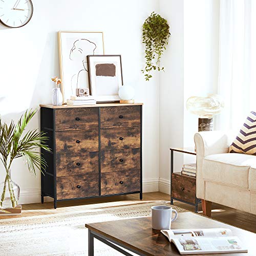 Commode 8 Tiroirs en Tissu