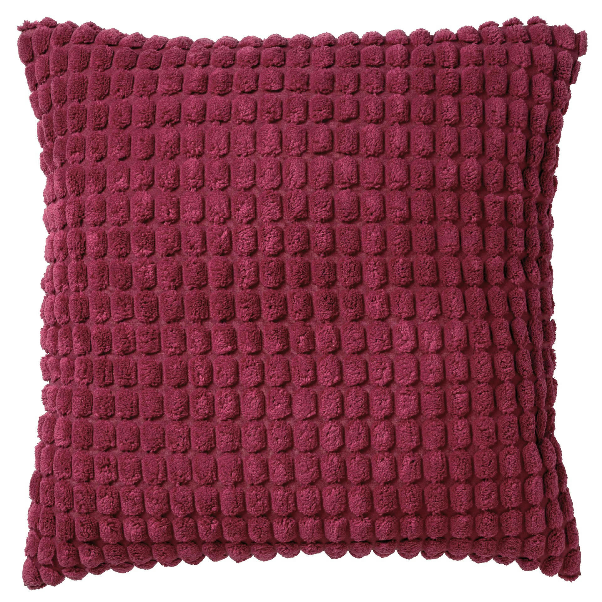 ROME - Coussin - rose en velours 45x45 cm uni