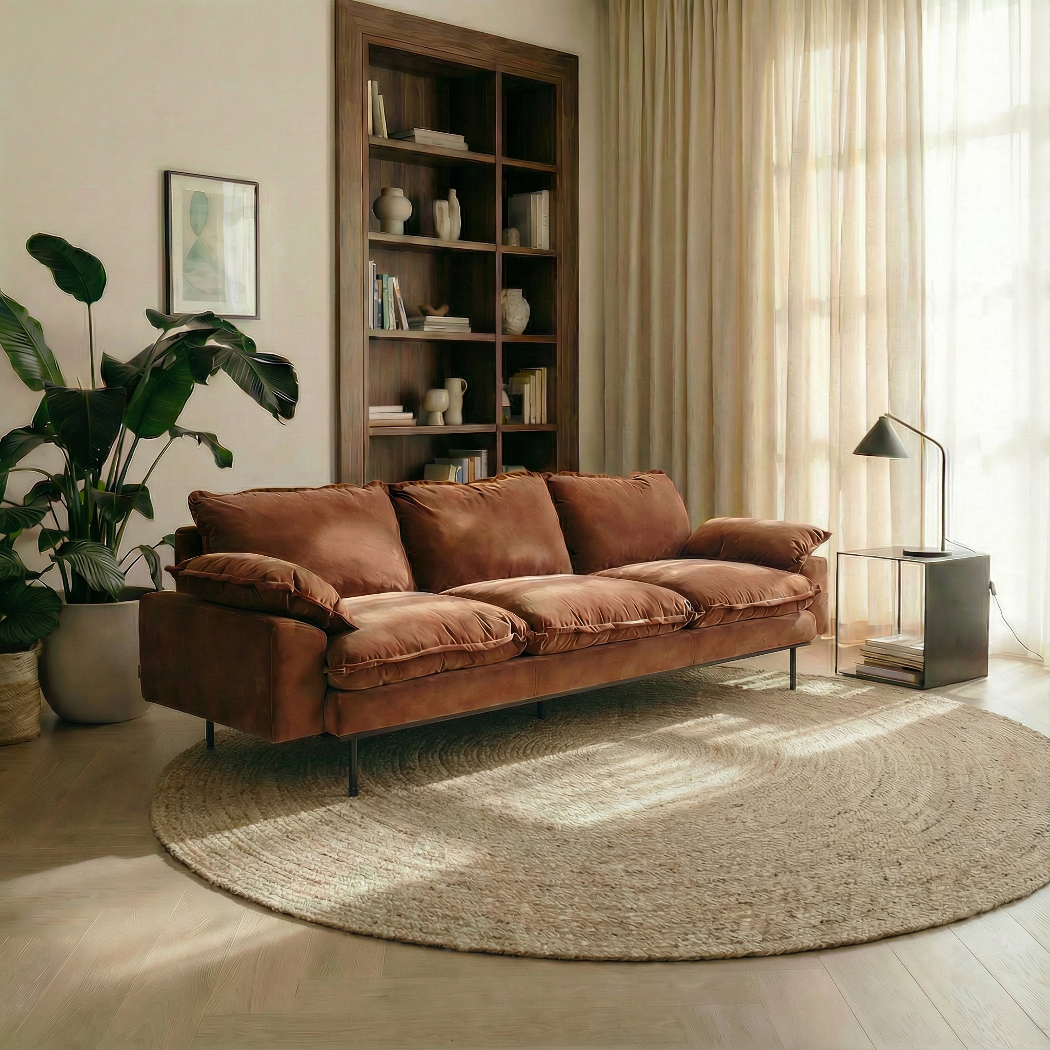 Mrcarpet Rond wollen vloerkleed labyrint grijs mix 240 rond (populair)