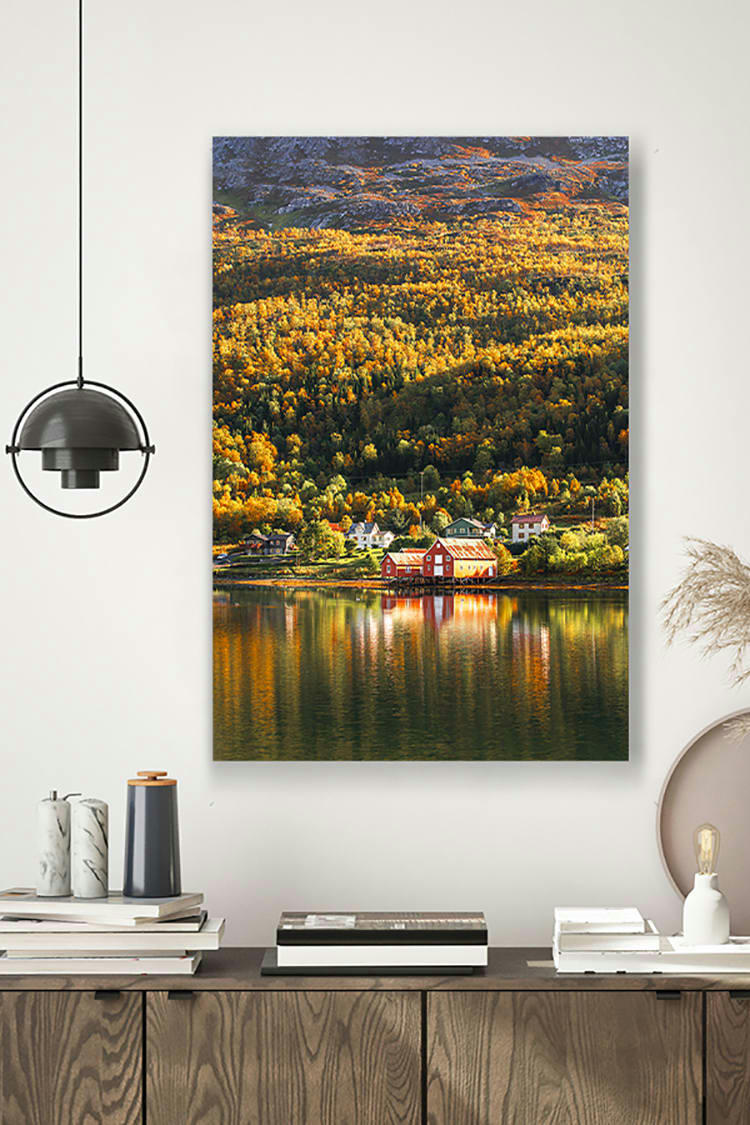 ARCTIQUE AUTOMNALE - Photographie d'art d'Hugo Grandcolas 30x45 cm sur alu