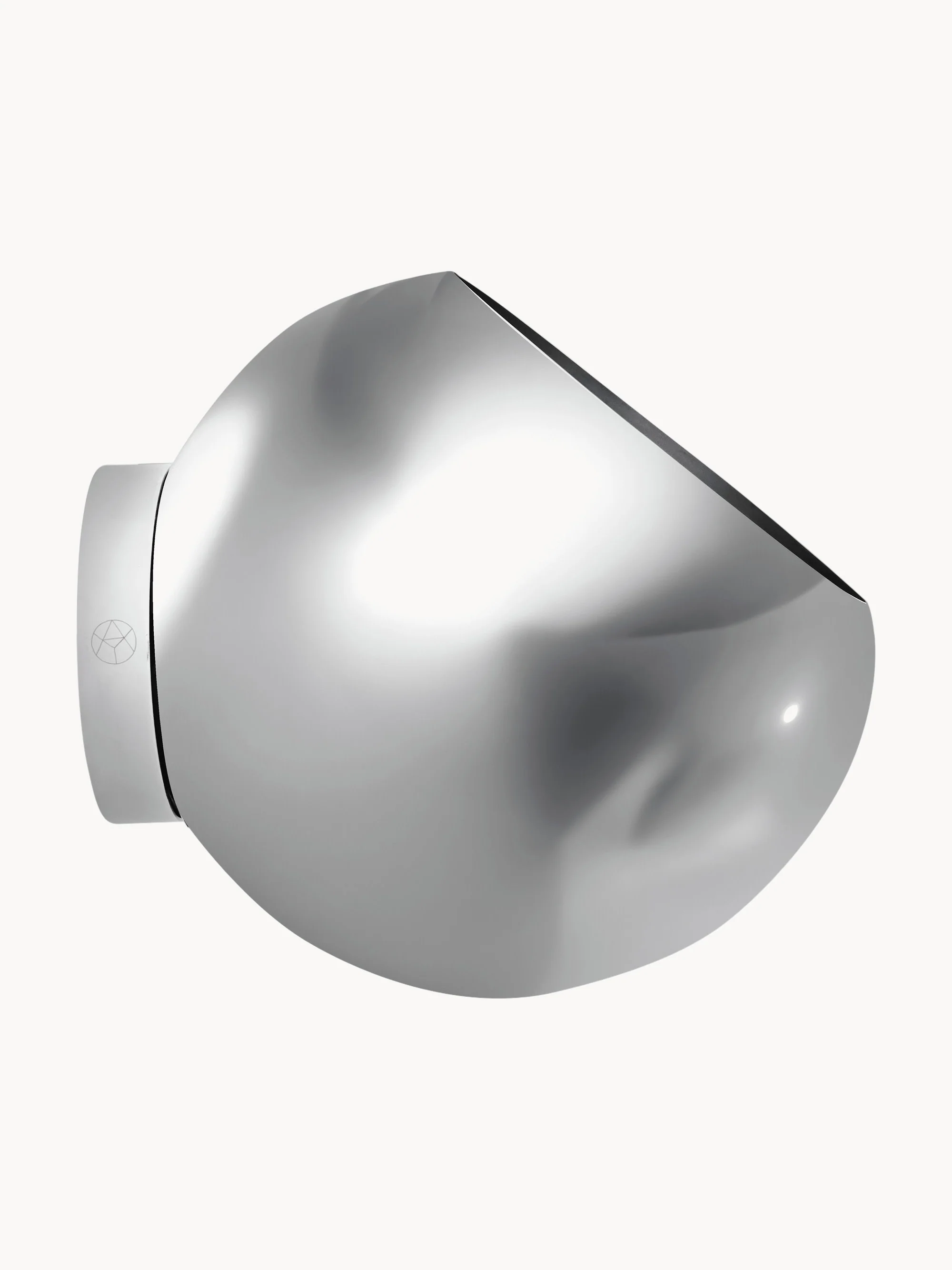 Wand-übertopf Globe aus Metall