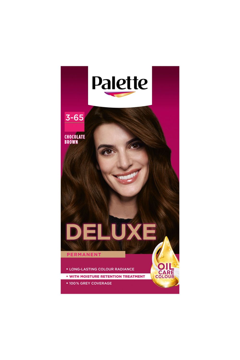 Schwarzkopf Deluxe Creme Colouration 3-65 Chocolate Brown 'Hair Dye', 2 Pack