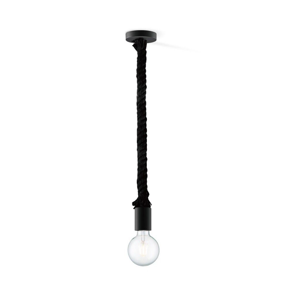 TAKLAMPE HOME SWEET HOME LEONARDO SVART