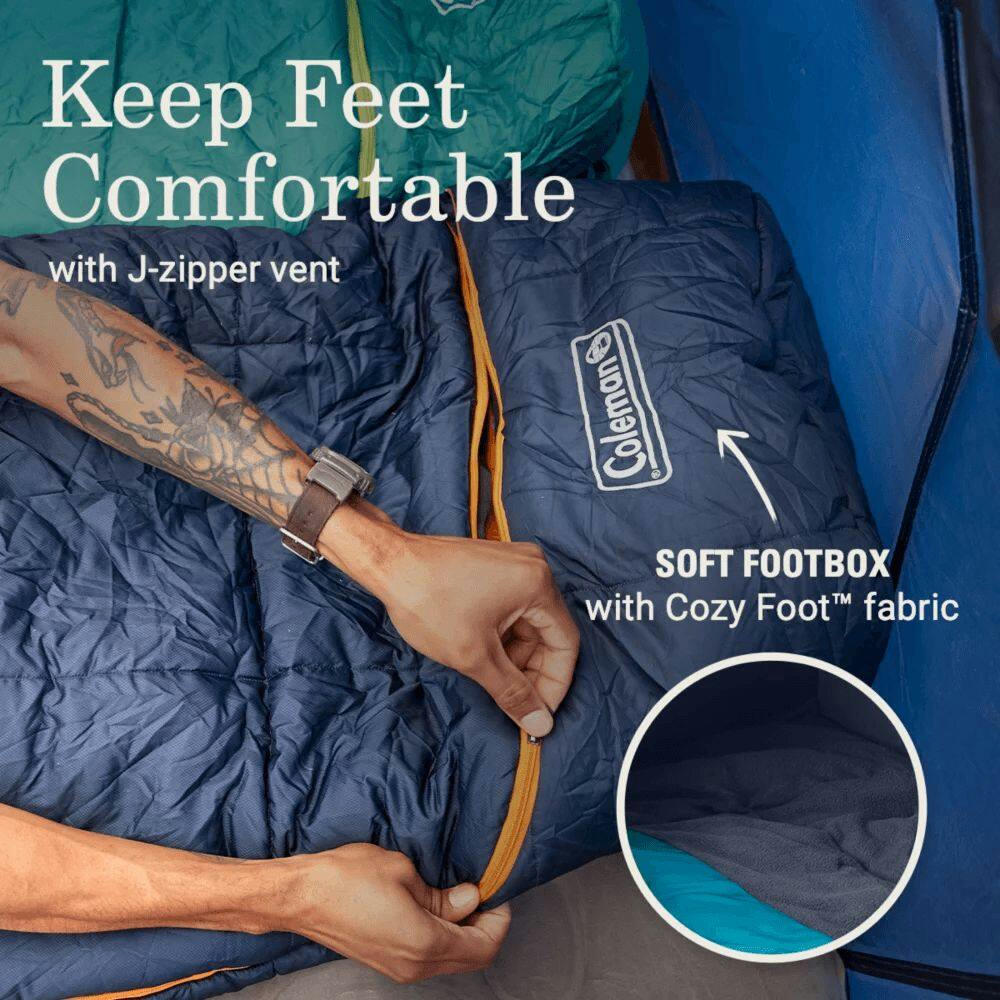 Coleman Big Bay -6.67 °C Big & Tall Contour Sleeping Bag