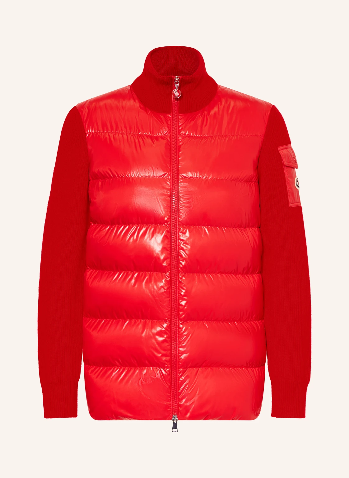 MONCLER Daunenjacke im Materialmix