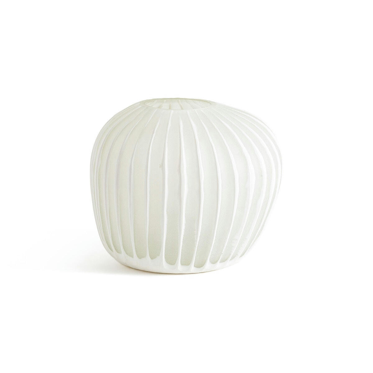 Vase en verre givré strié, Corila