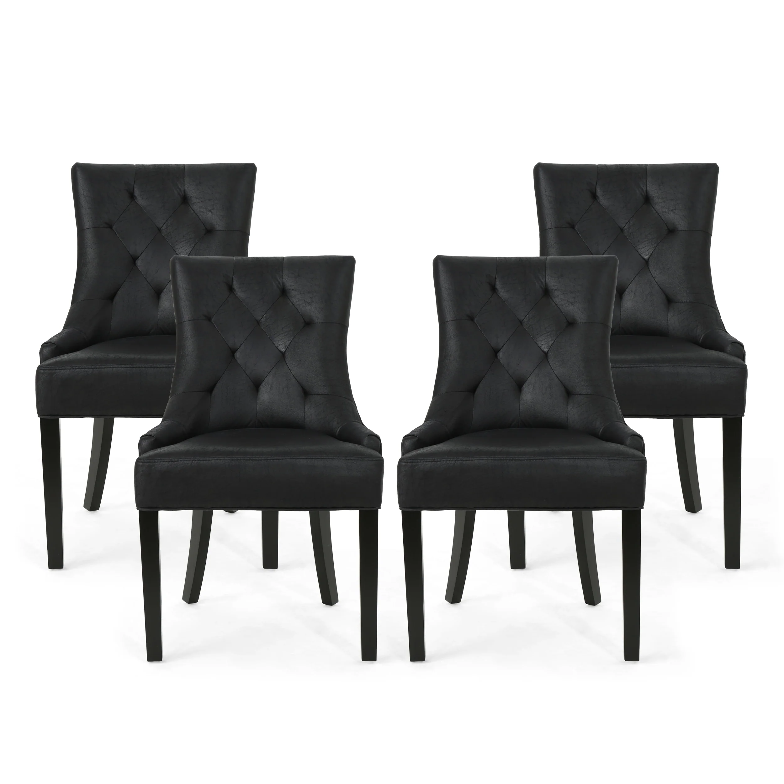 Hayden Contemporary Tufted Dining Chair (Set of 4) by Christopher Knight Home