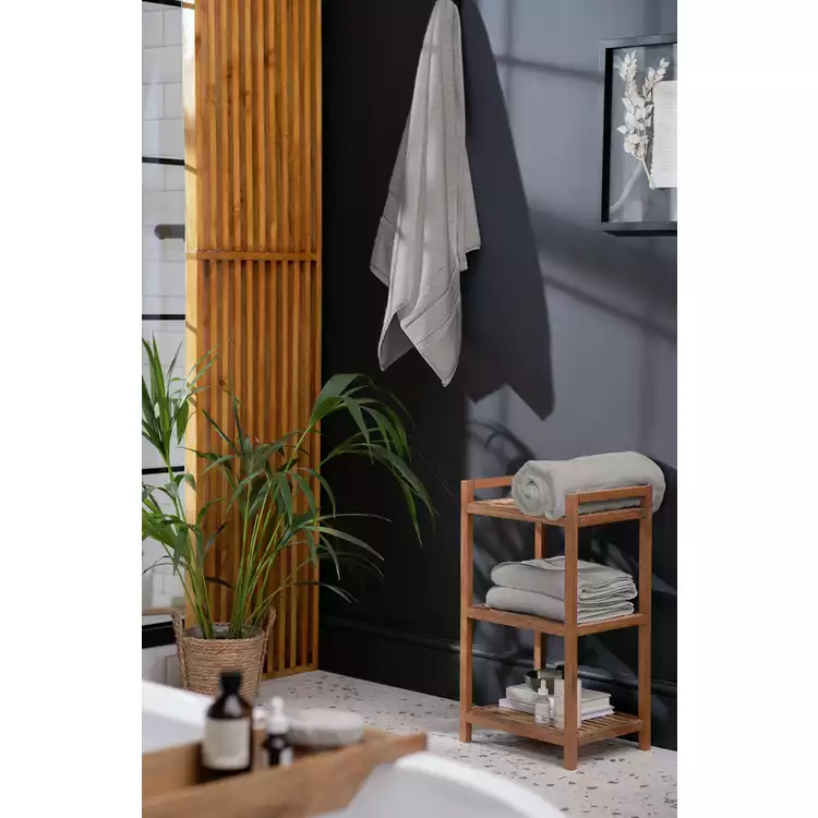 Habitat Supersoft Bath Sheet - Silver