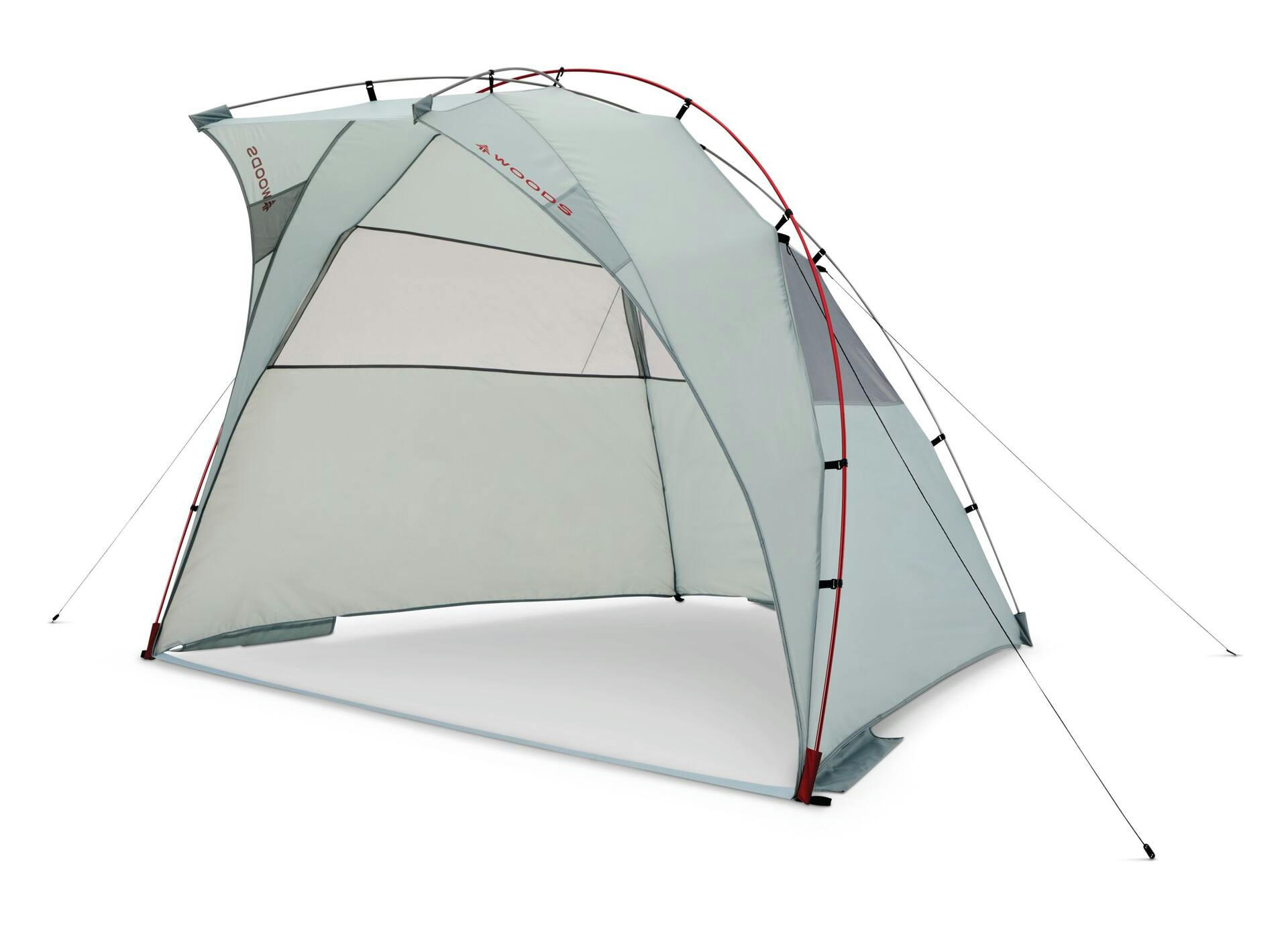 Woods HIDEOUT Trail & Sun Shelter, Portable Pop-Up Sun and Rain Protection, Fits 2 Chairs