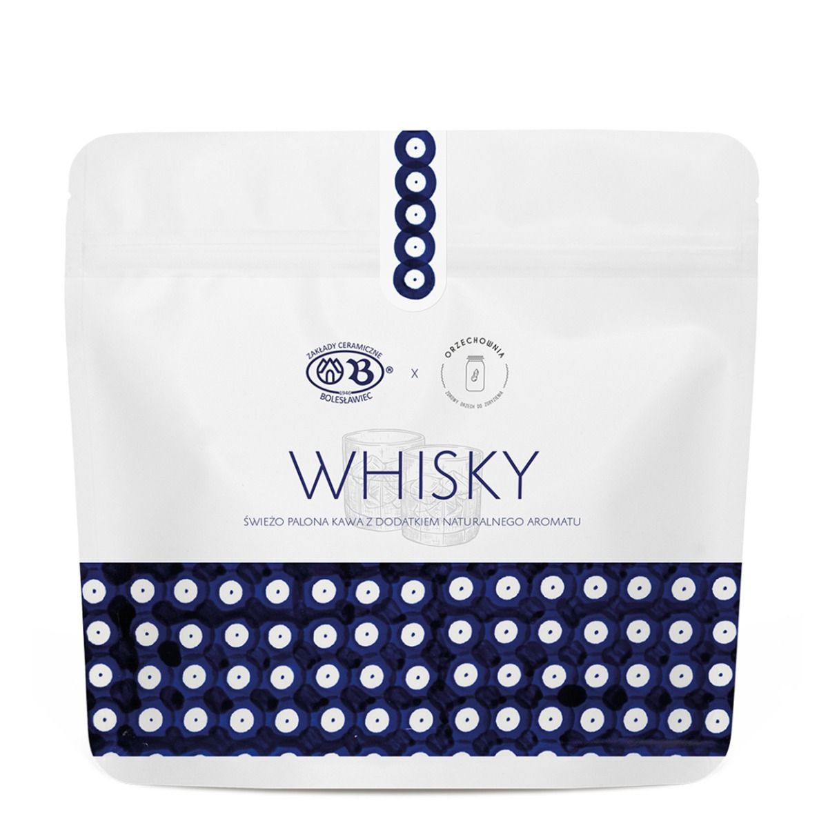 Kawa ziarnista o smaku whisky 200g