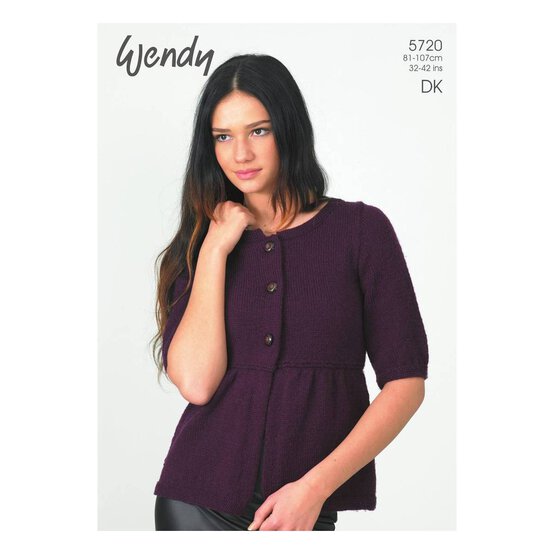 Wendy Merino DK Cardigan Digital Pattern 5720