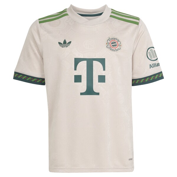 Bayern Munich adidas Youth 2025/26 Fourth Replica Jersey - Tan