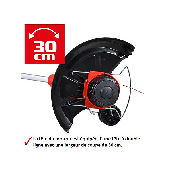 Hecht 630 Coupe herbe Coupe bordure électrique léger 600W 10 300tr/min