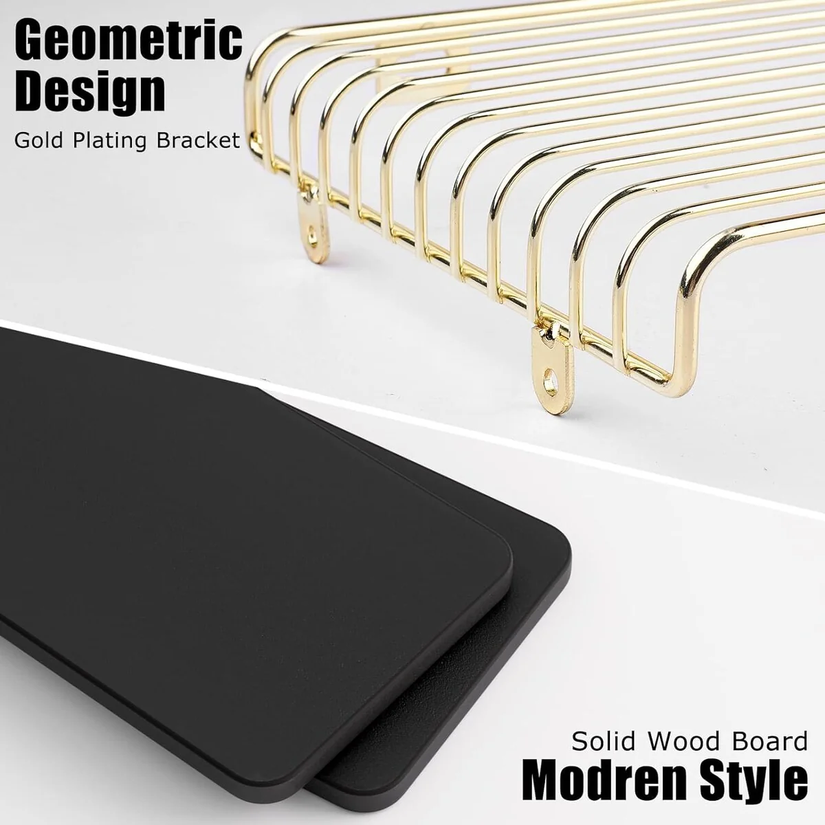 Floating Nightstand Wall Mounted Small 16.9D x 7.1W x 8.2H