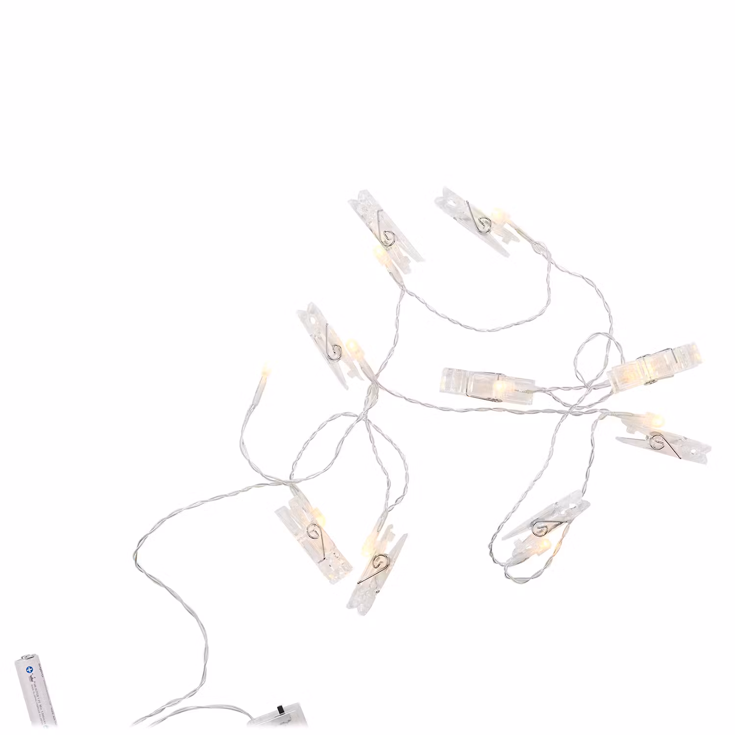 CLIP ART LED-Lichterkette Klammern 6er-Set