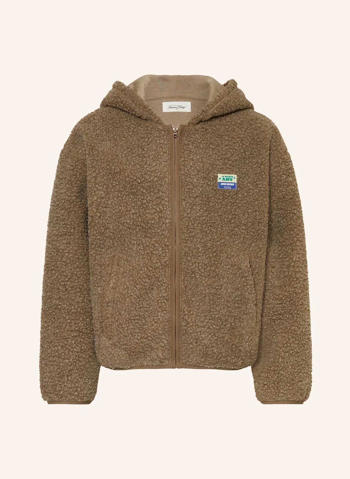 American Vintage Teddyfell-Jacke HOKTOWN