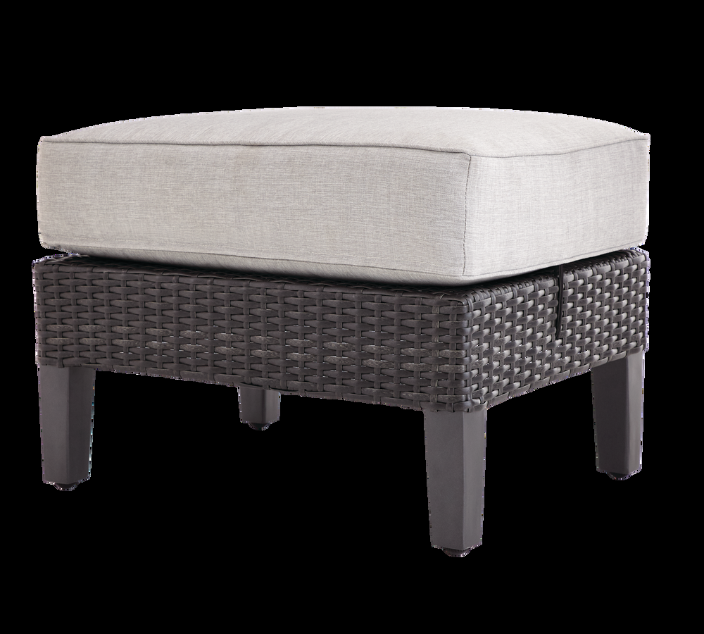 CANVAS Renfrew Outdoor Patio Sectional Chair & Ottoman Set w/UV-Resistant Cushions, 2-pc