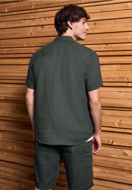 Kurzarmhemd aus Leinen