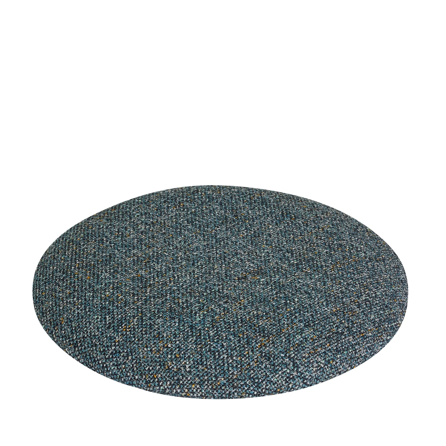 Hübsch zitkussen Muted - polyester - ø38xh4cm