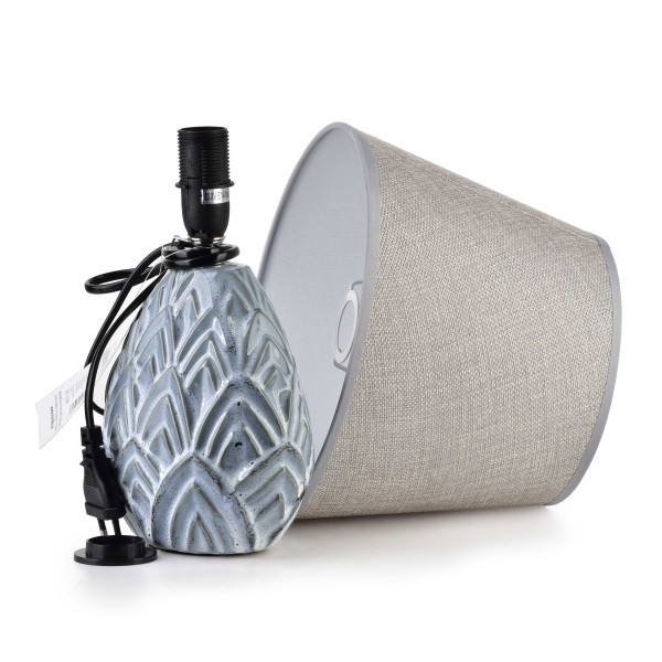 Lampa stołowa LETI WOOD 13,5x9x33cm