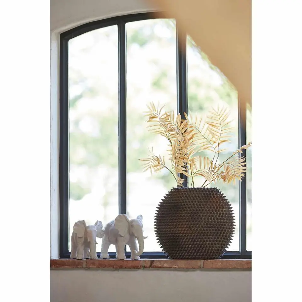 Ornament Elephant - Wit - 30,5x18,5x24cm