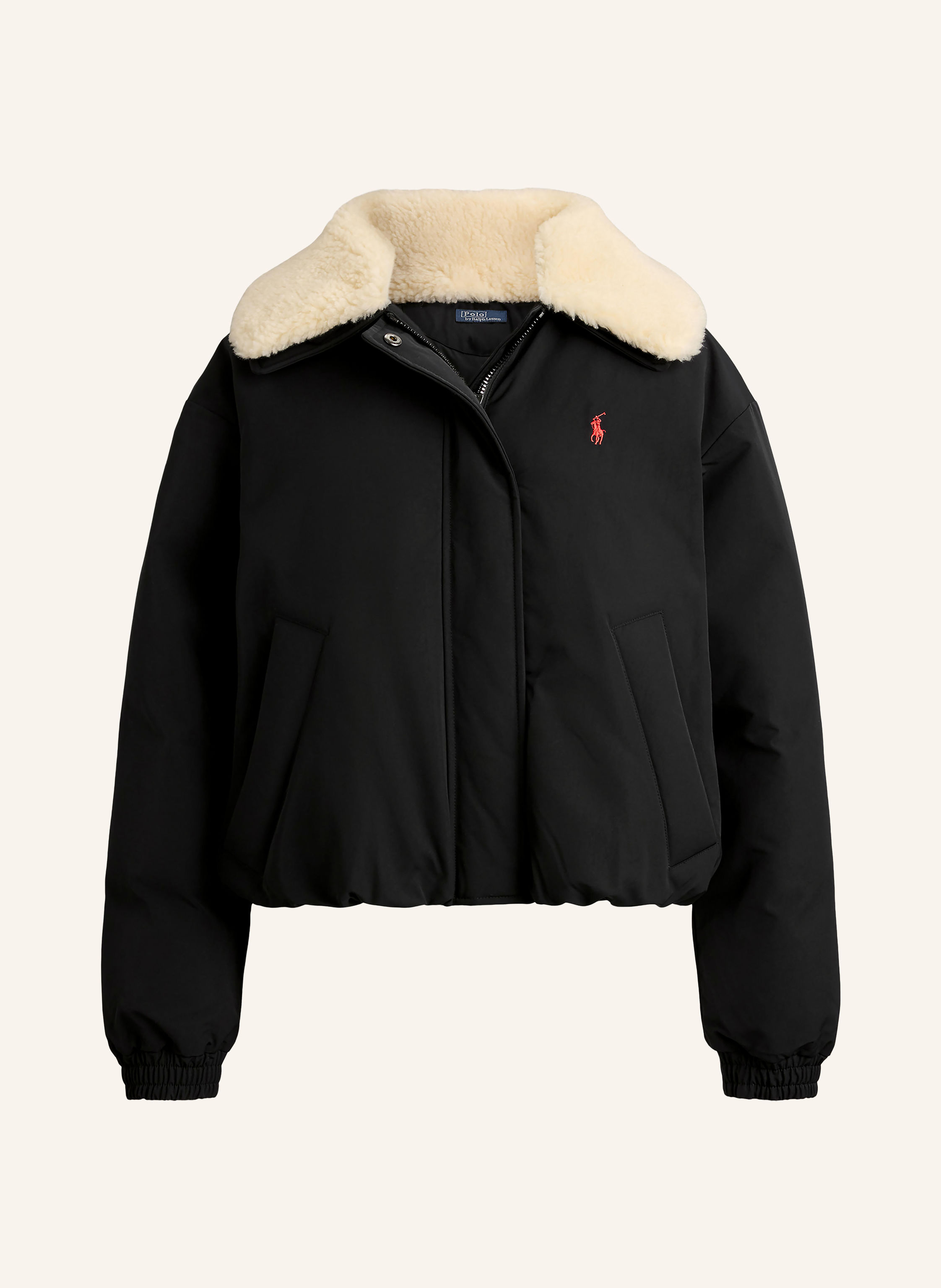 POLO RALPH LAUREN Daunenblouson mit abnehmbarem Kunstfell