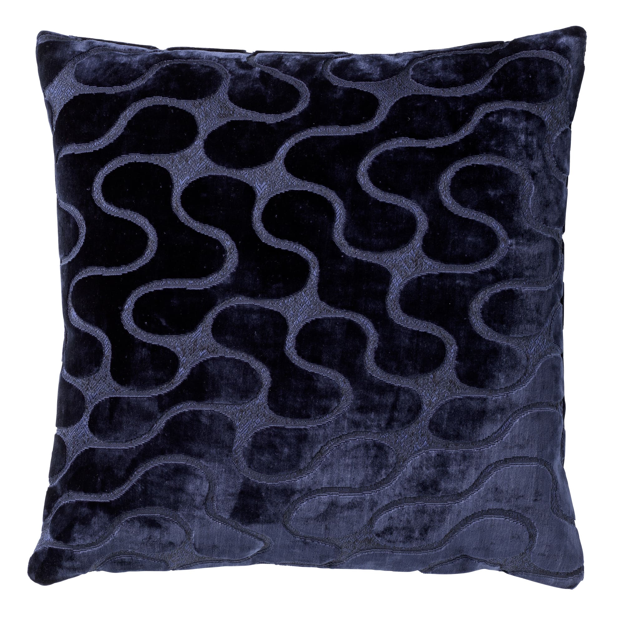 NADINE | sierkussen 45x45 cm | Insignia Blue | blauw | Hoii | met duurzame kussenvulling