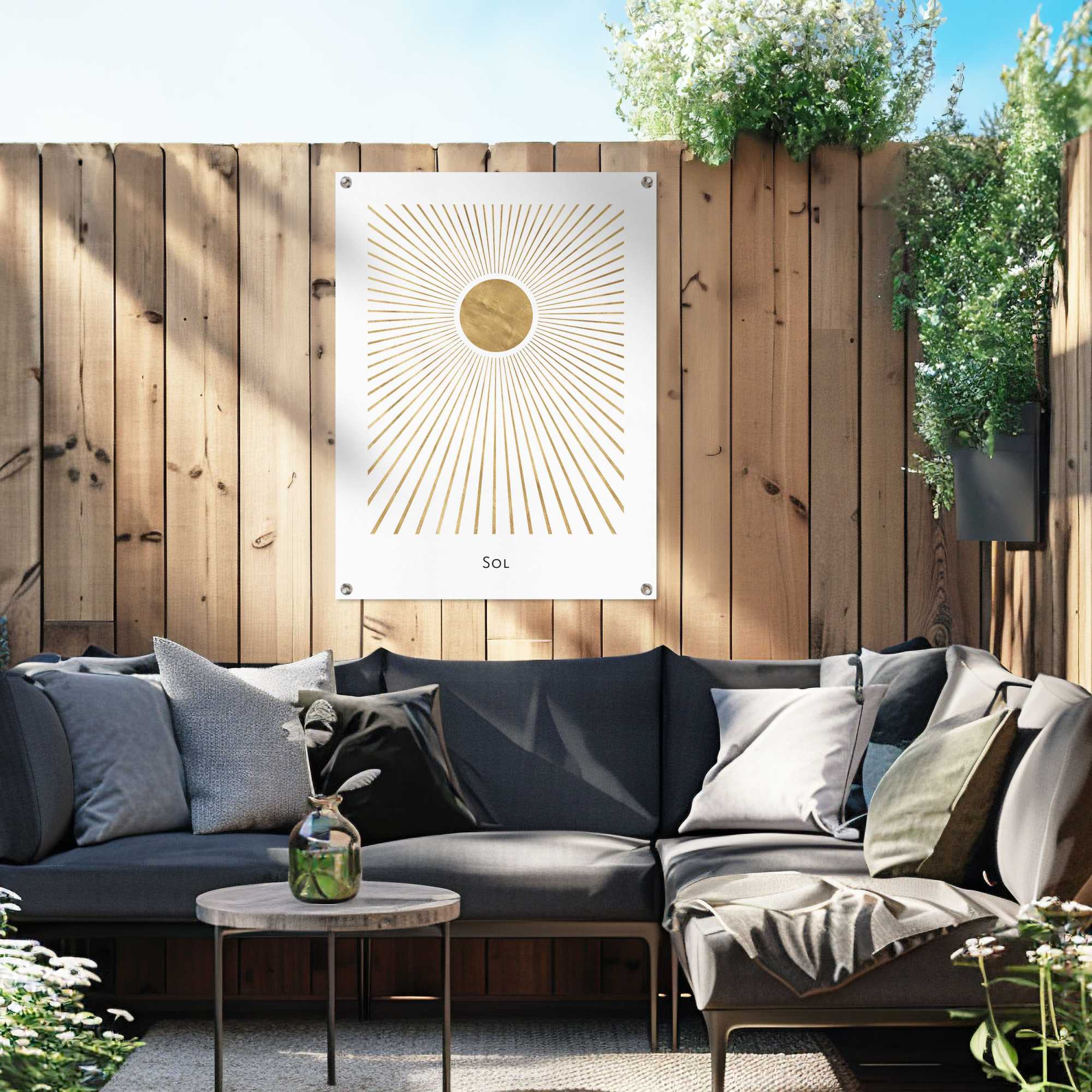 Reinders - Sun - Tuinposter 80x60cm