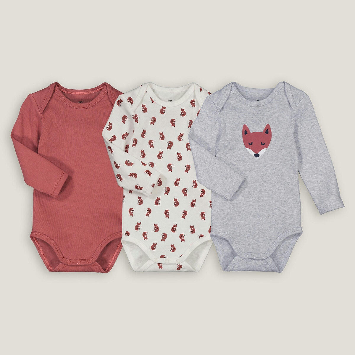 Lot de 3 bodies manches longues
