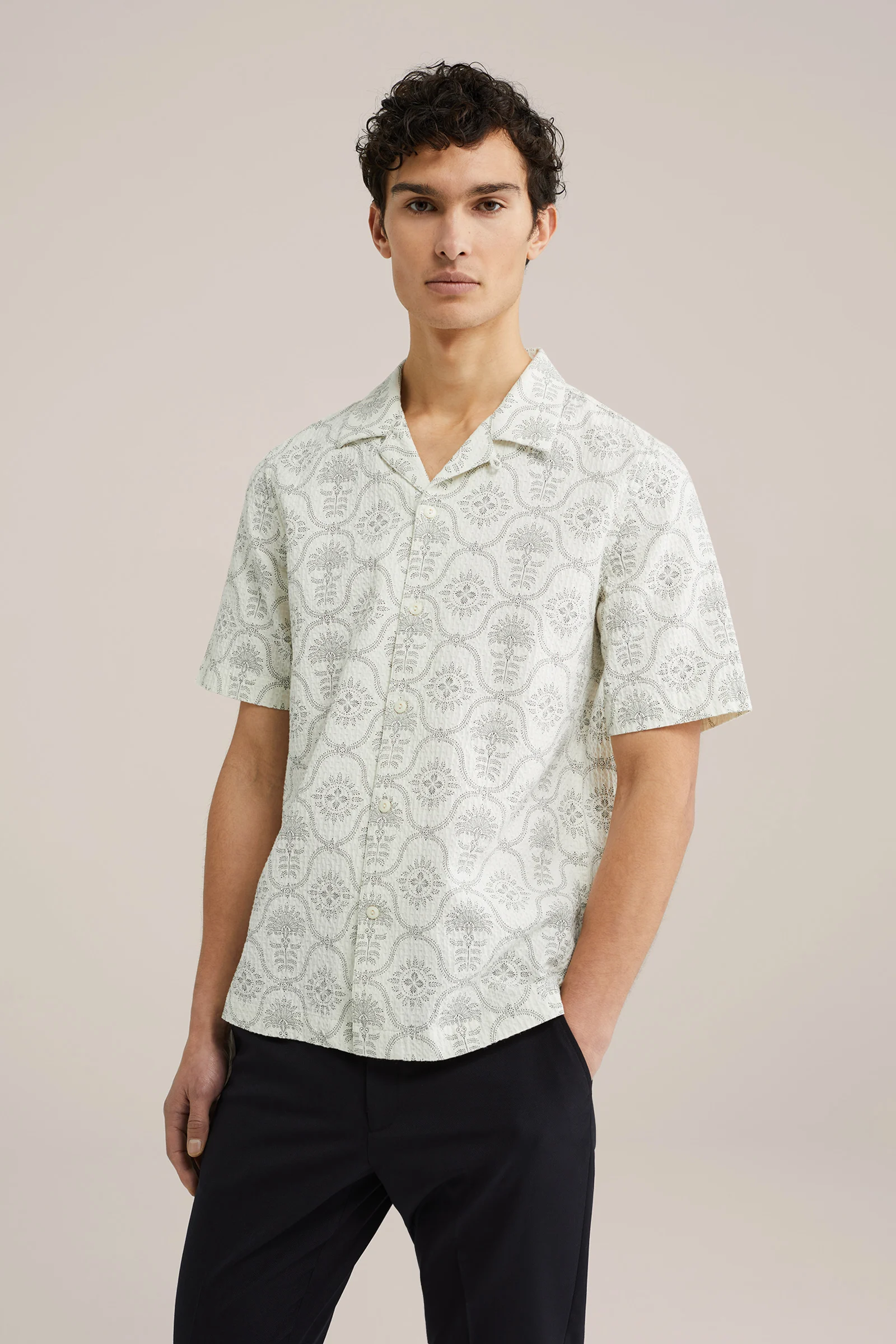 Heren Regular fit shirt met print