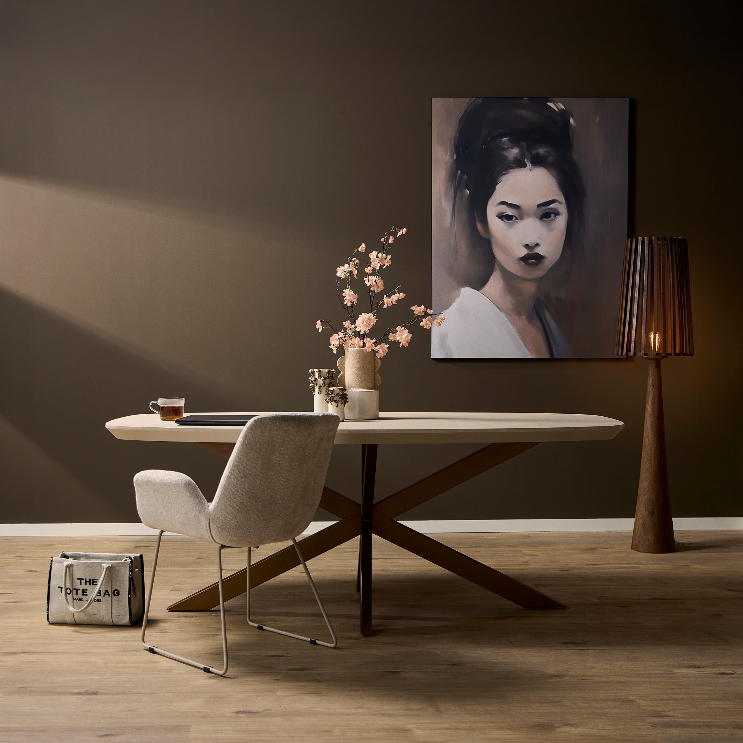 Starfurn eettafel Madison - beige - 100x160x76cm