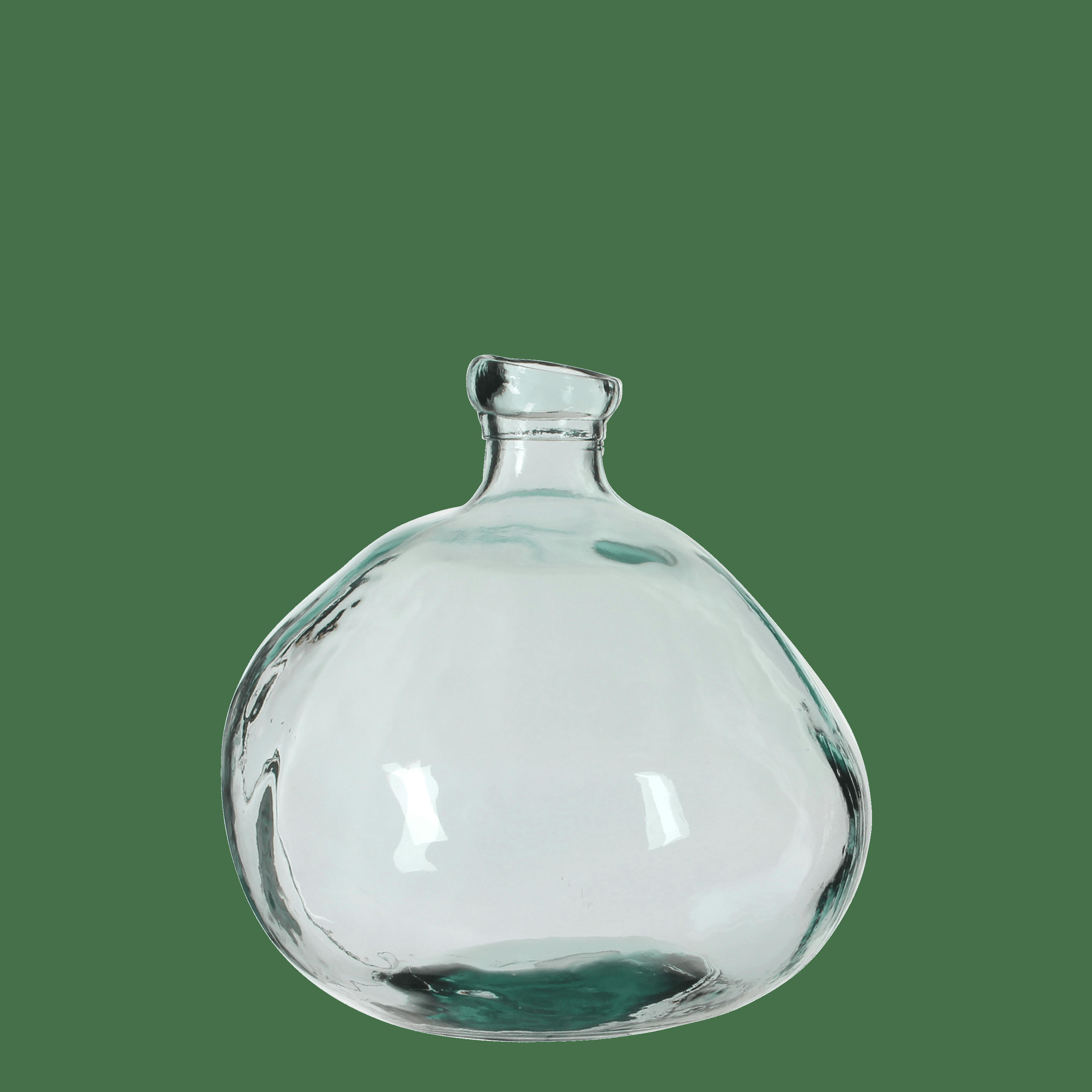 ORGANIC - Vase en verre recyclé H33