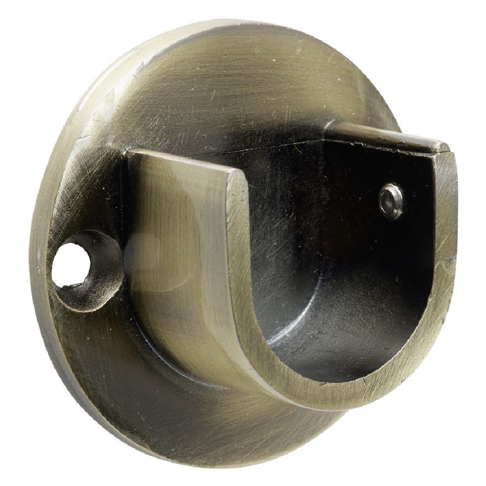 Support tringle à rideau doré Ø20mm x2