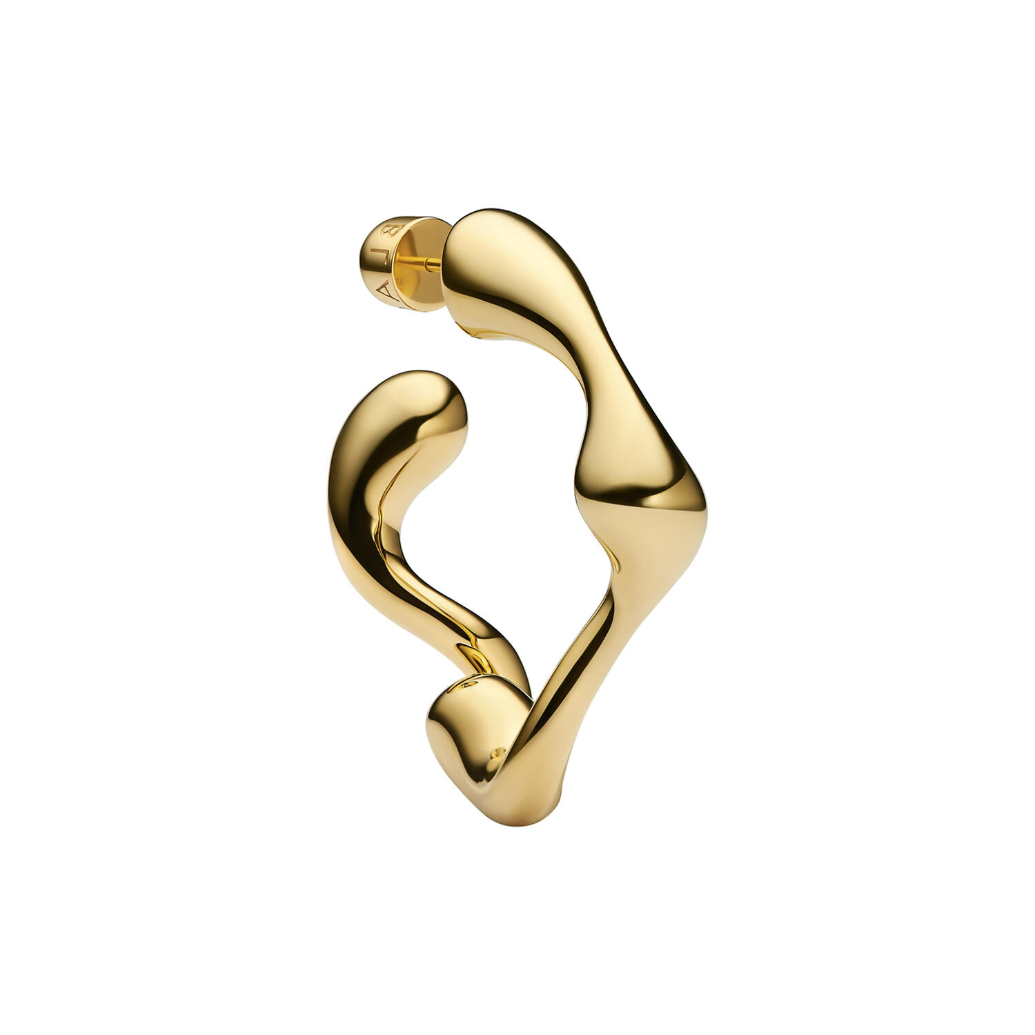 Splash Hoop Small Left, gold
