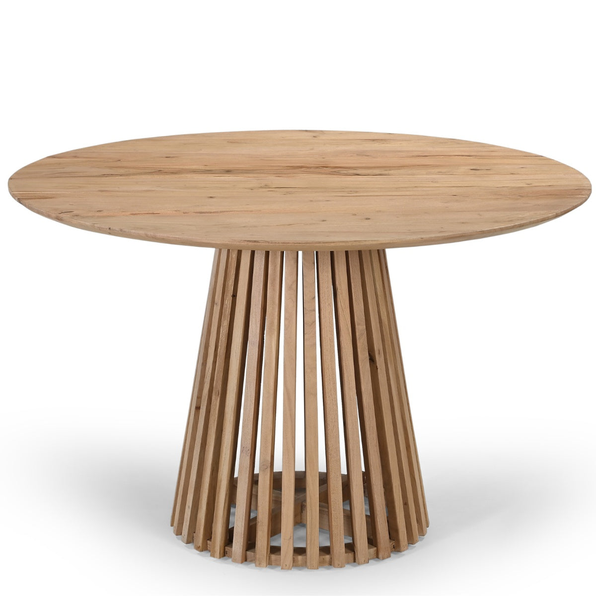 Giga Meubel Eettafel Seppe - Rond - Acaciahout - 120cm