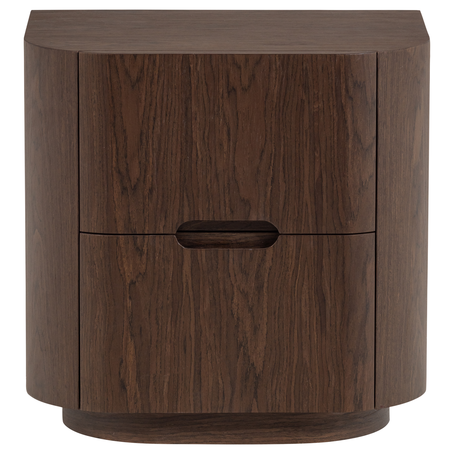 WOOOD ladekast/ nachtkastje 2 lades Arvi - Hout - Fineer Bruin - 56x55x41