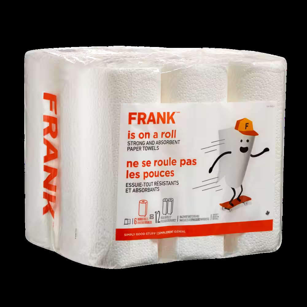 FRANK Paper Towel, 6-pk, Adjustable Tear Size