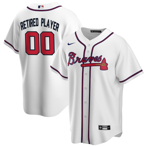 Atlanta Braves Nike Home Pick-A-Player Retired Roster Replica Jersey - White