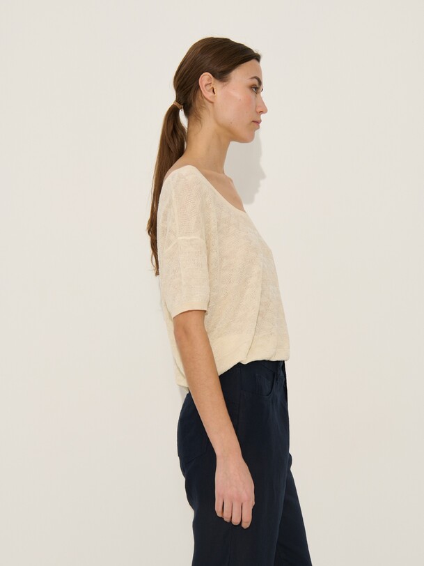 Pull perla ivoire-beige
