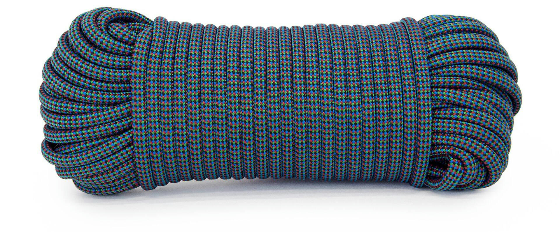 KingCord Polypropylene 32-Strand , Diamond Braided Rope, SWL-85-lbs, 1/4-in x 100-ft